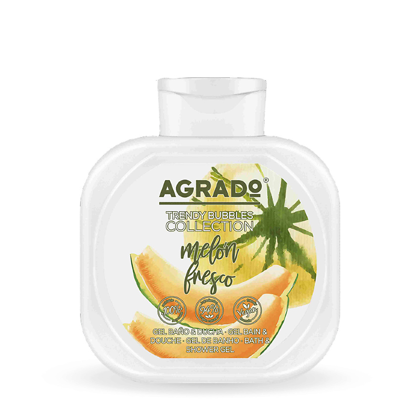 Изображение товара Гель для душа AGRADO Сочная Дыня 750мл универсальный аромат для всей семьи