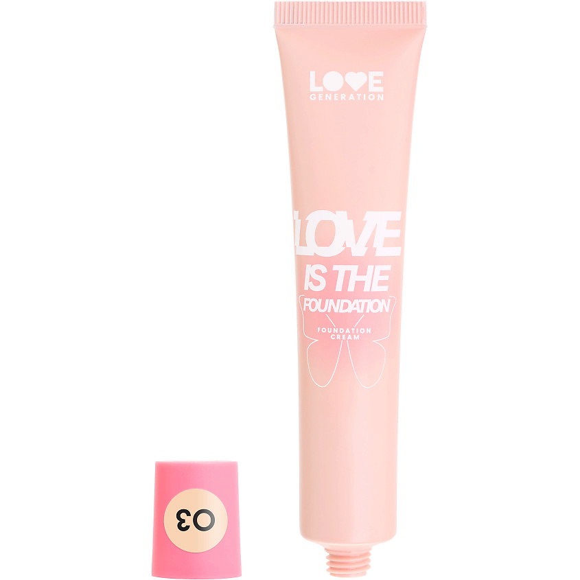 Изображение товара LOVE GENERATION Тональный крем Love is the Foundation, 03 breezy beige - холодный бежевый, 30 мл