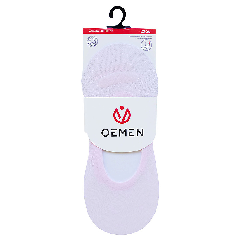 Изображение товара OEMEN Подследники женские полиамидные KP006 светло-фиолетовый, Размер 23-25