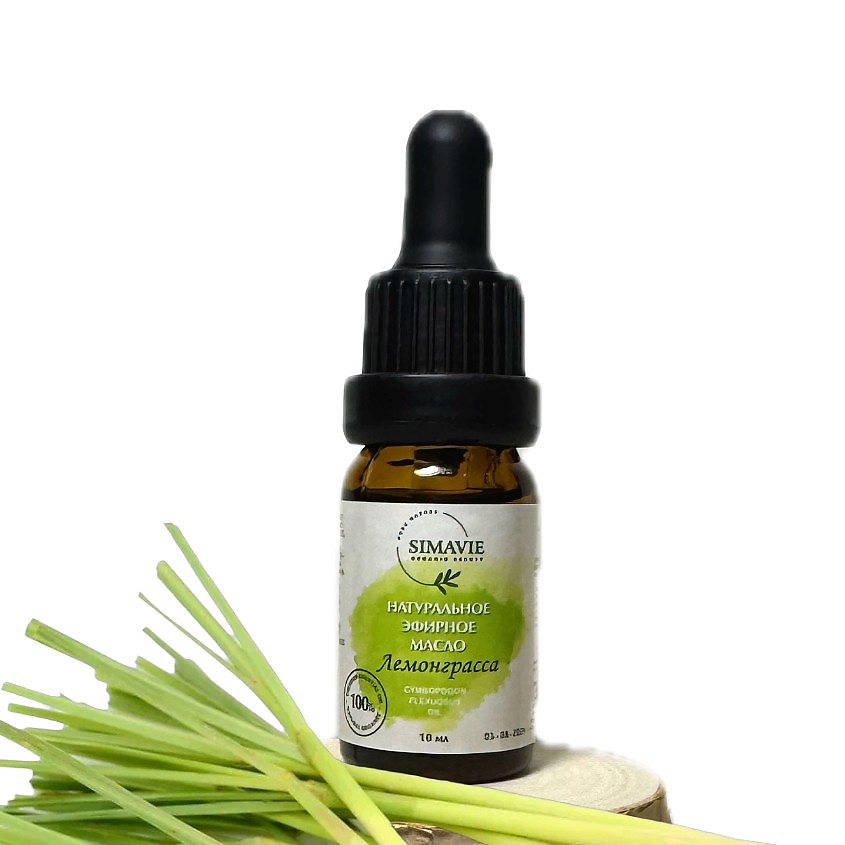 Изображение товара SIMAVIE Натуральное эфирное масло лемонграсса, 1 шт.