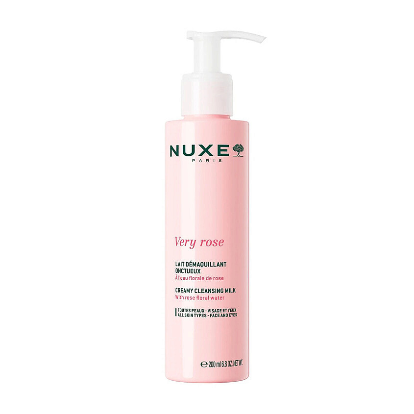 Изображение товара NUXE Молочко для снятия макияжа Very Rose Creamy Cleansing Milk, 200 мл