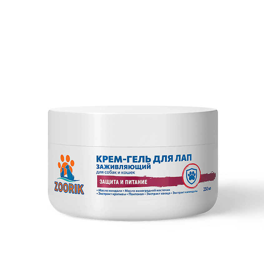 Изображение товара Заживляющий крем для лап собак и кошек 250 мл от ZOORIK