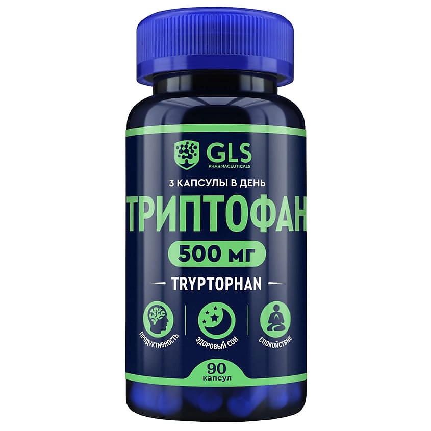 Изображение товара GLS PHARMACEUTICALS БАД к пище "Триптофан", 90 шт.