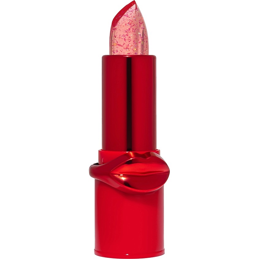 Изображение товара BEAUTY BOMB Бальзам для губ Candy Shop, тон 03 Shimmer Kiss, красный с блестками, на губах прозрачный, 3 г