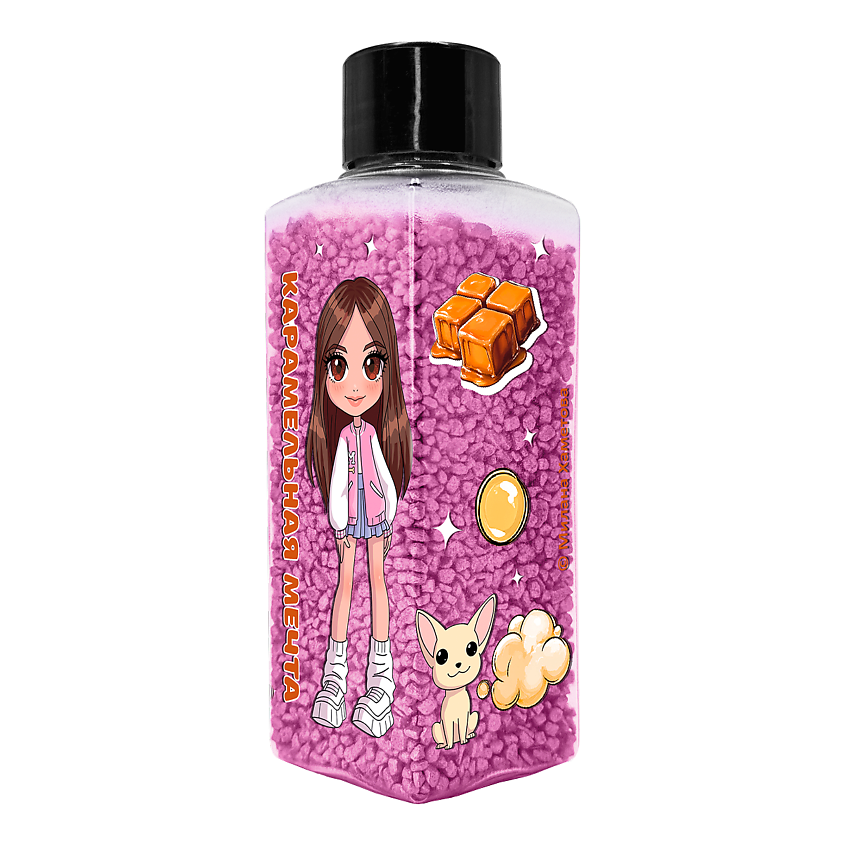 Изображение товара SHERMADINI HOUSE Мерцающая соль для ванн от блогера Милана Хаметова –Карамель, 140 г