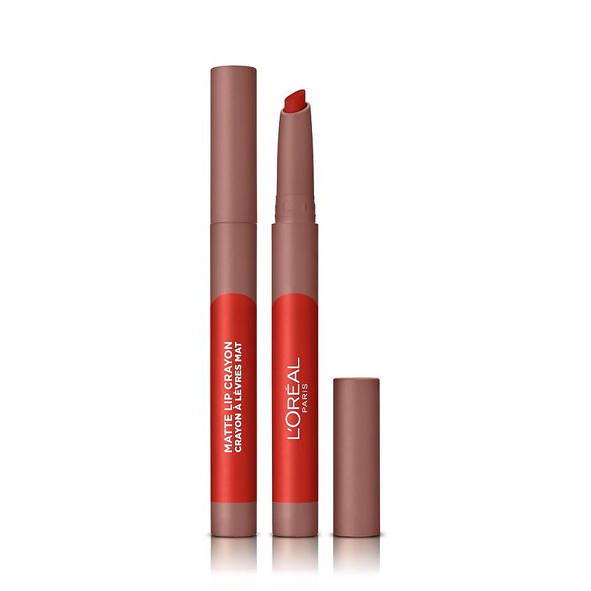 Изображение товара L'ORÉAL PARIS Матовая помада-стик Infaillible Matte Lip Crayon, № 110, оранжевый, 2,5 мл