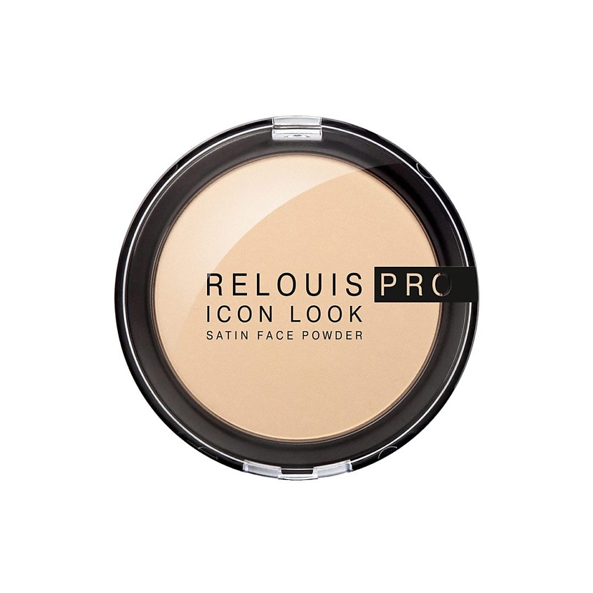 Изображение товара RELOUIS Пудра компактная PRO Icon Look Satin Face Powder, тон:01