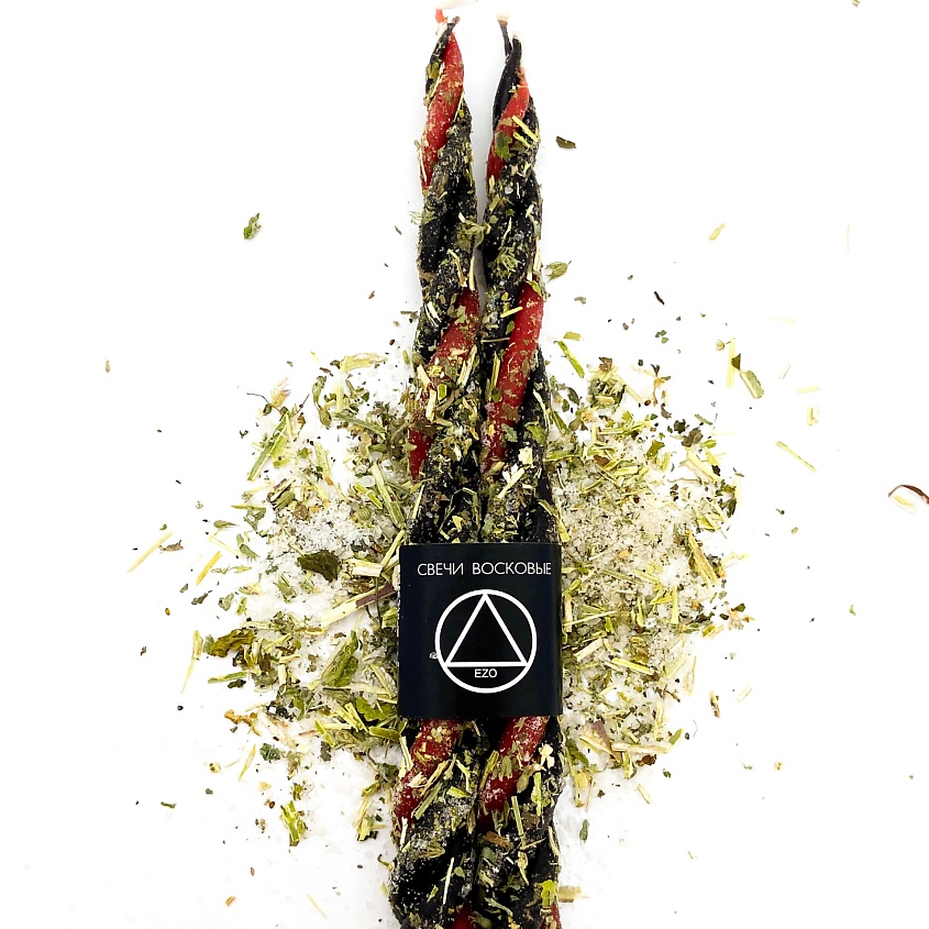 Изображение товара EZO Свечи восковые скрутка с травами "Снятие блоков и привязок", 2 шт., 2 шт.