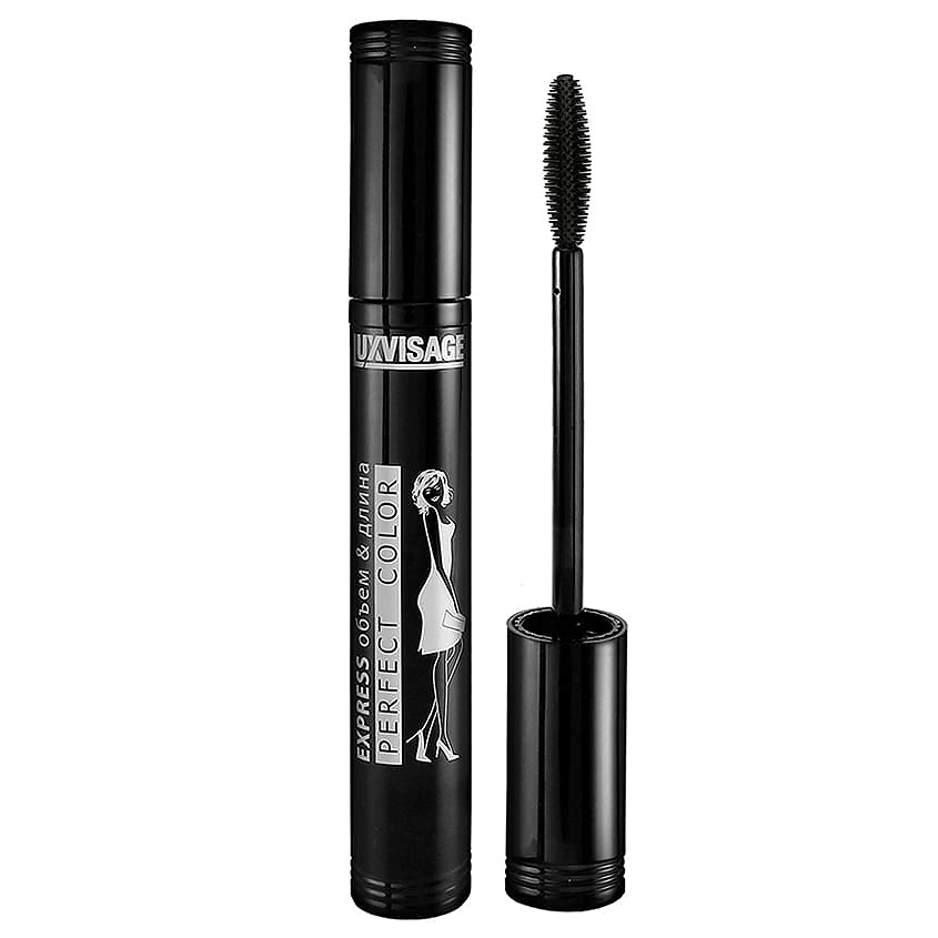 Изображение товара LUXVISAGE Тушь для ресниц Perfect Color Express Объем & Длина, Черный, 9 г