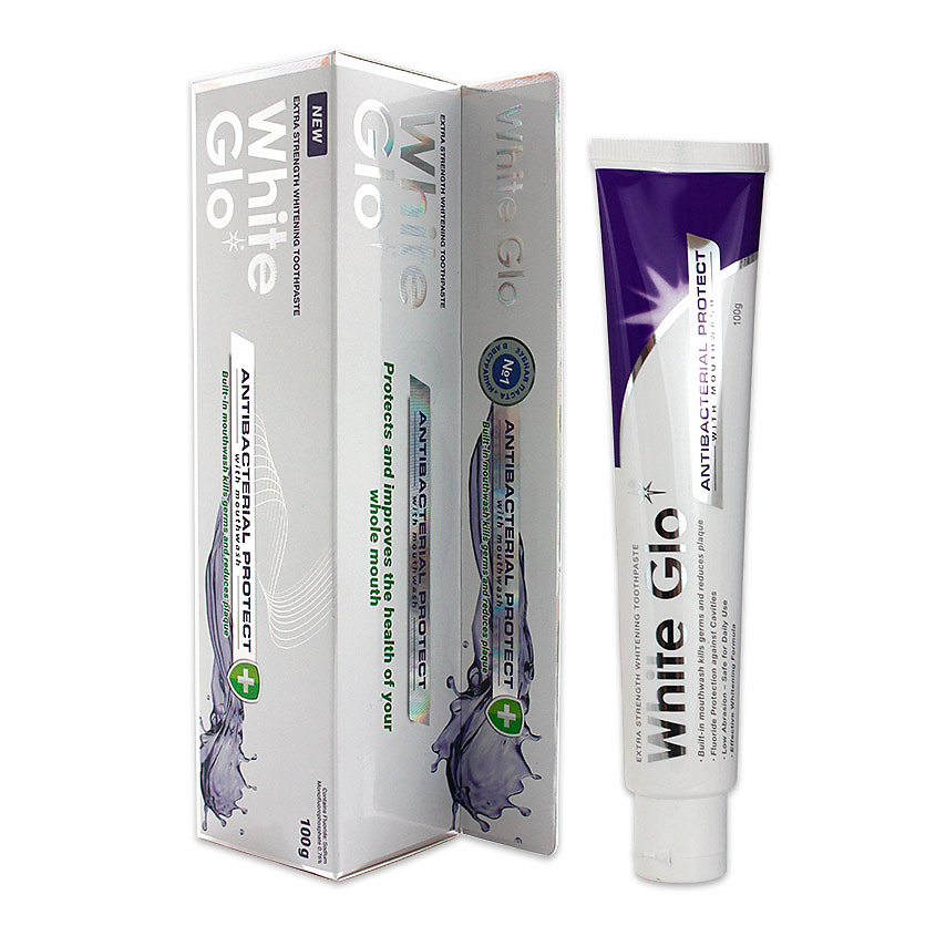 Изображение товара WHITE GLO Отбеливающая зубная паста с антибактериальным эффектом 100 г