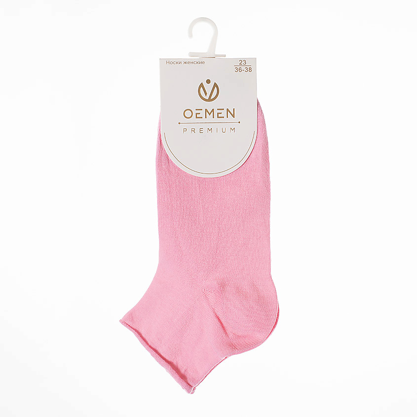 Изображение товара Женские носки OEMEN PW881 розовые с медицинской резинкой размер 23