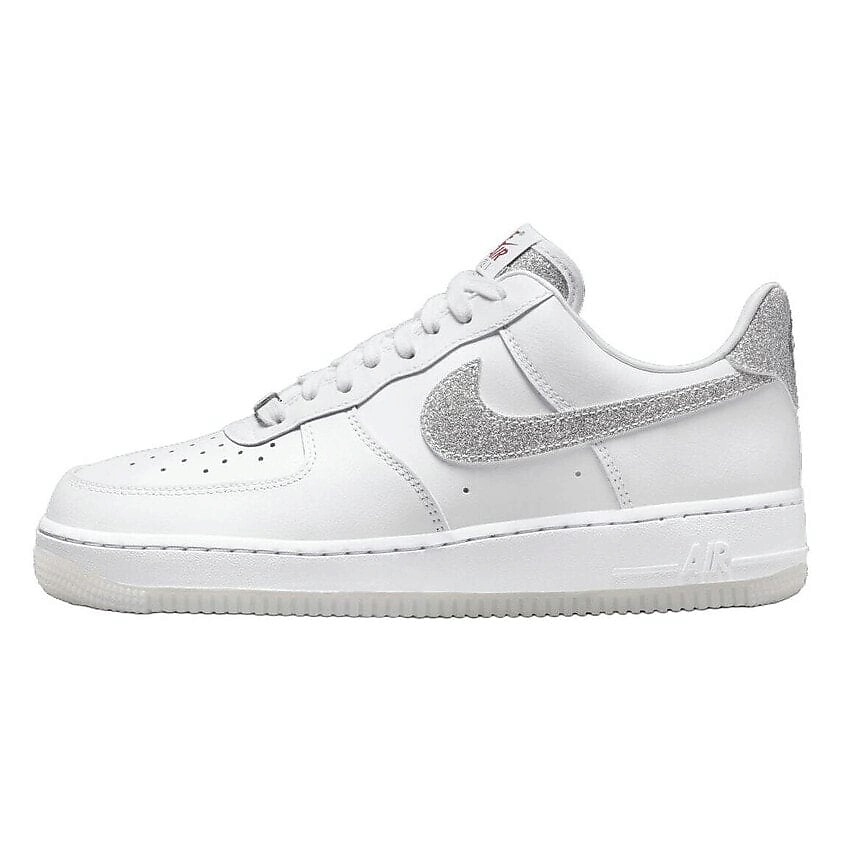 Изображение товара Nike Air Force 1 Low 07 LX Glitter Swoosh White мужские кроссовки размер 41