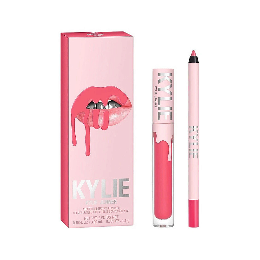 Изображение товара KYLIE COSMETICS BY KYLIE JENNER Набор для губ Velvet Lip Kit Помада+Карандаш, 203 - PARTY GIRL