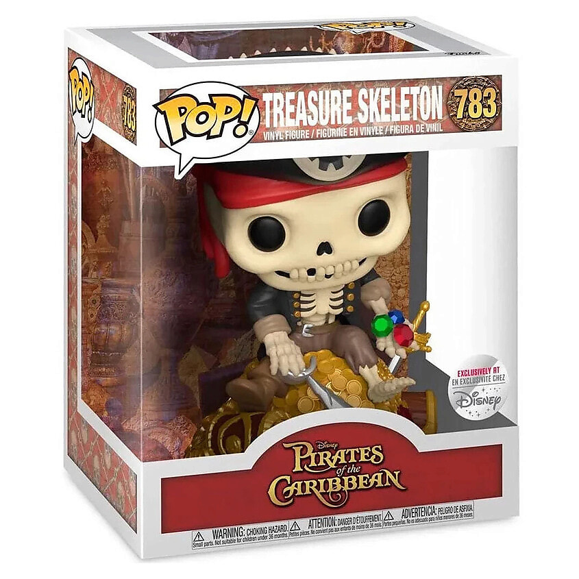 Изображение товара Фигурка FUNKO Pirates of the Caribbean Deluxe Treasure Skeleton Exclusive Мультиколор