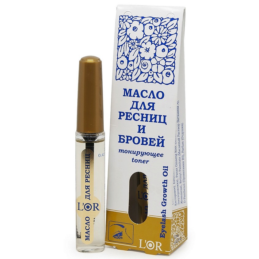 Изображение товара DNC Масло для ресниц и бровей тонирующее L'Or Eyelash Growth Oil, 12 мл