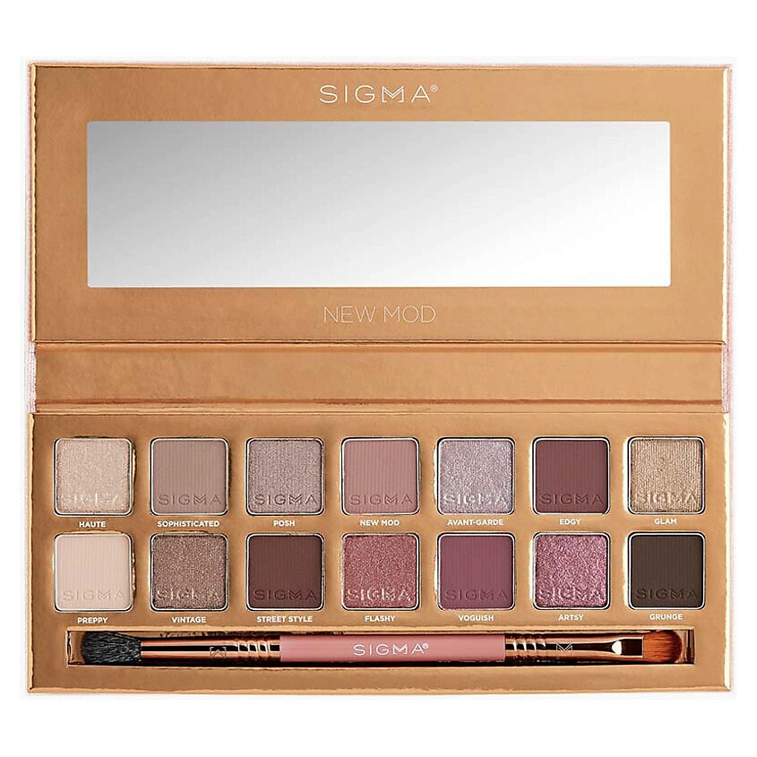 Изображение товара Палетка теней Sigma Beauty New Mod Eyeshadow Palette для яркого макияжа глаз