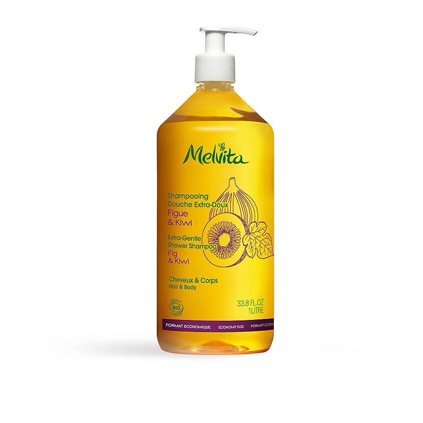 Изображение товара MELVITA Мягкий шампунь для волос и тела Extra-Gentle Shower Shampoo, 1000 мл
