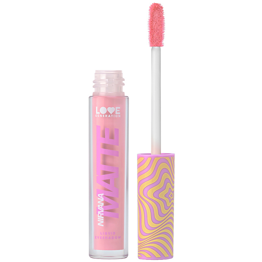 Изображение товара LOVE GENERATION Жидкие тени для век матовые NIRVANA 04 touch - розовый 3 мл