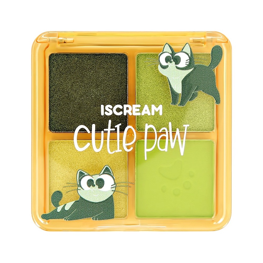 Изображение товара ISCREAM Палетка теней для век CUTIE PAW, тон 05-08