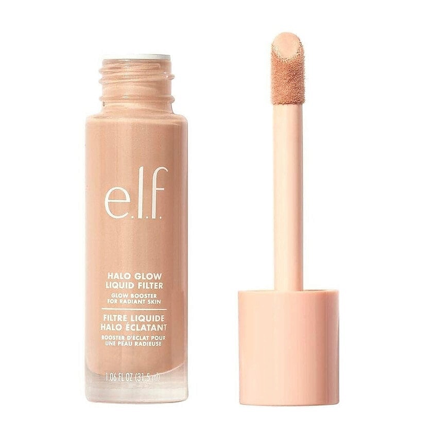 Изображение товара E. L. F. Halo Glow Liquid Filter 4 MEDIUM - уходовая тональная основа с сиянием