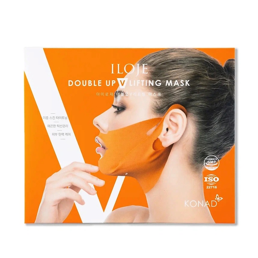 Изображение товара KONAD ILOJE Double Up V lifting Mask Тканевая маска для лица, 5 шт.