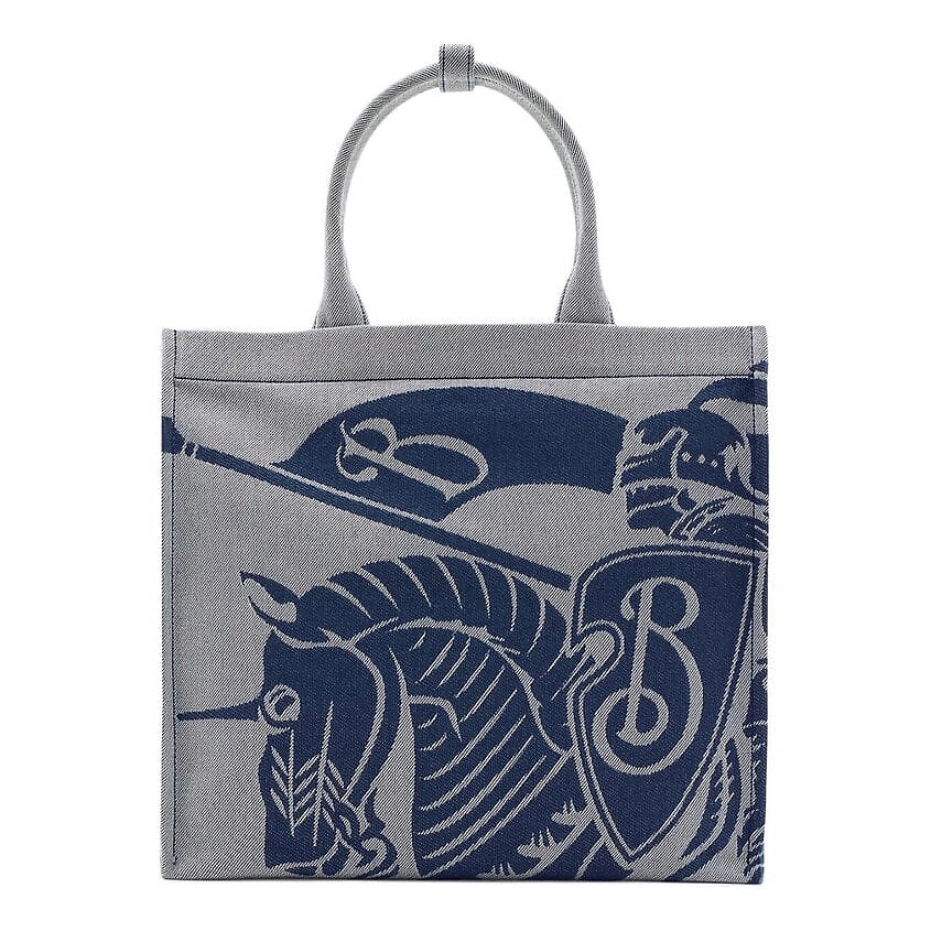 Изображение товара Стильная женская сумка BURBERRY Canvas Bag Tote серого цвета