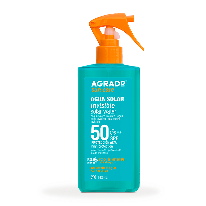 Изображение товара Agrado SPF 50+ невидимый водный солнцезащитный спрей 200 мл