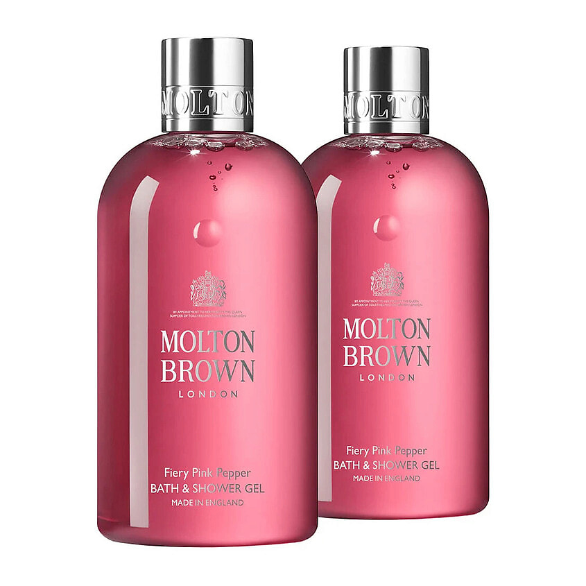 Изображение товара Молтон Браун Гель для ванны и душа Fiery Pink Pepper 2х300 мл парфюмированный