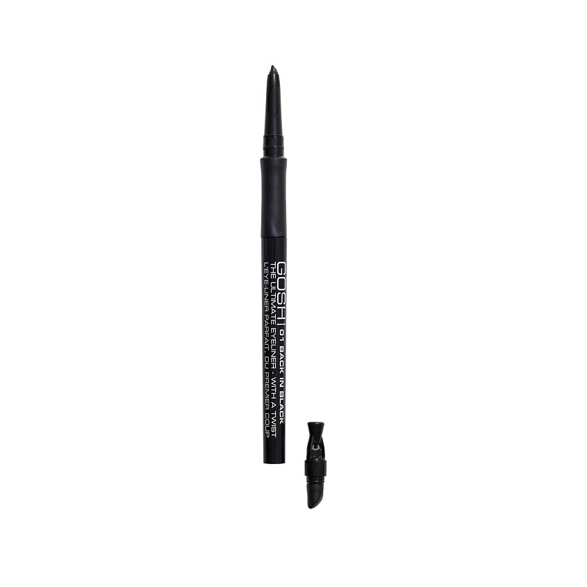 Изображение товара GOSH Карандаш для глаз автоматический The Ultimate Eyeliner - with a twist, 01 Back in Black, 0,35 г