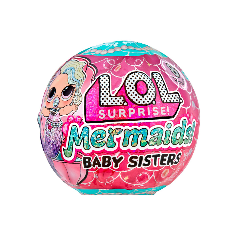 Изображение товара LOL SURPRISE ЛОЛ СЮРПРАЙЗ Кукла в шаре Сестричка Mermaids!, ЛОЛ СЮРПРАЙЗ Кукла в шаре Сестричка Mermaids! с акс L.O.L. SURPRISE!