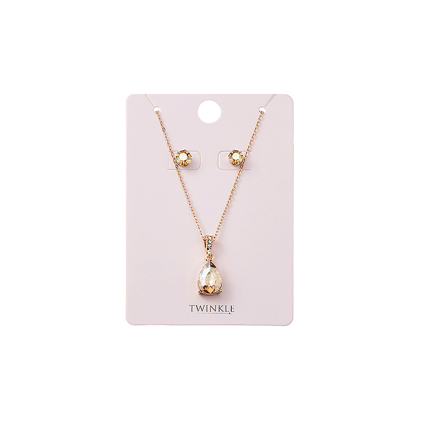 Изображение товара TWINKLE Набор серьги и подвеска Sunset, 1 пара + 1 шт