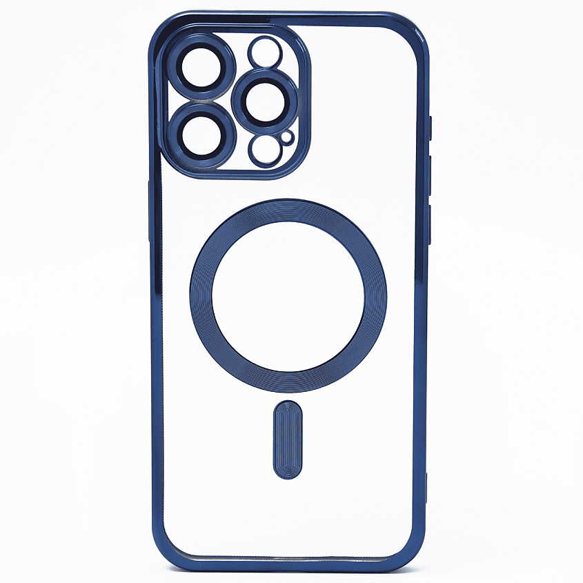 Изображение товара HIZA Чехол для iPhone 15 Pro Max с магнитом MagSafe прозрачный силикон