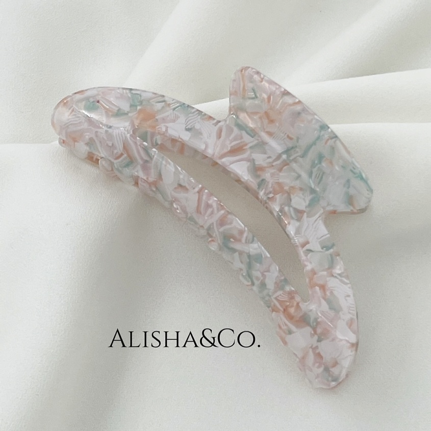 Изображение товара ALISHA&CO. Крабик для волос Confetti, Розовый