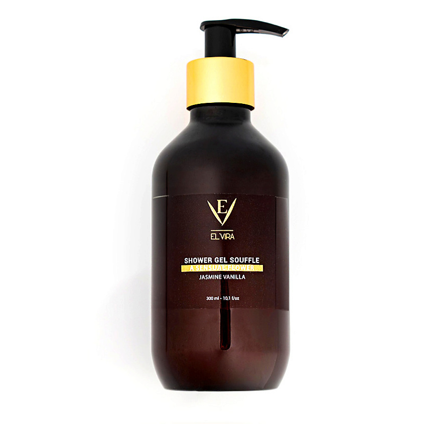 Изображение товара EL'VIRA Гель для душа суфле Jasmine vanilla «A sensual flower», 1 шт.