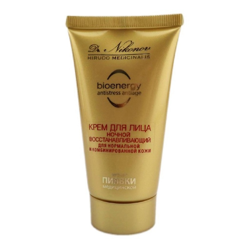 Изображение товара DR. NIKONOV Крем для лица ночной для комбинированной кожи с экстрактом медицинской пиявки, ночной