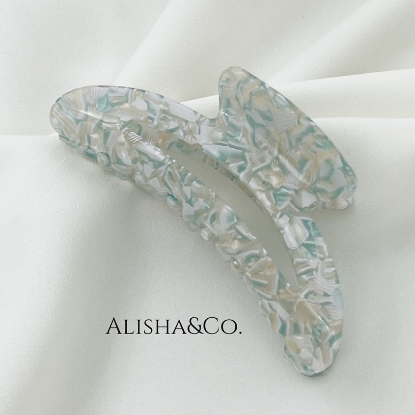 Изображение товара ALISHA&CO. Крабик для волос Confetti, Бирюзовый