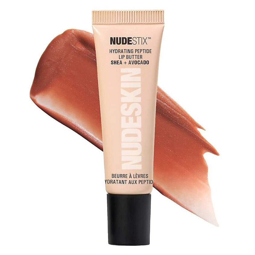 Изображение товара NUDESTIX Увлажняющее масло для губ Hydrating Peptide Lip Butter, Dolce Nude