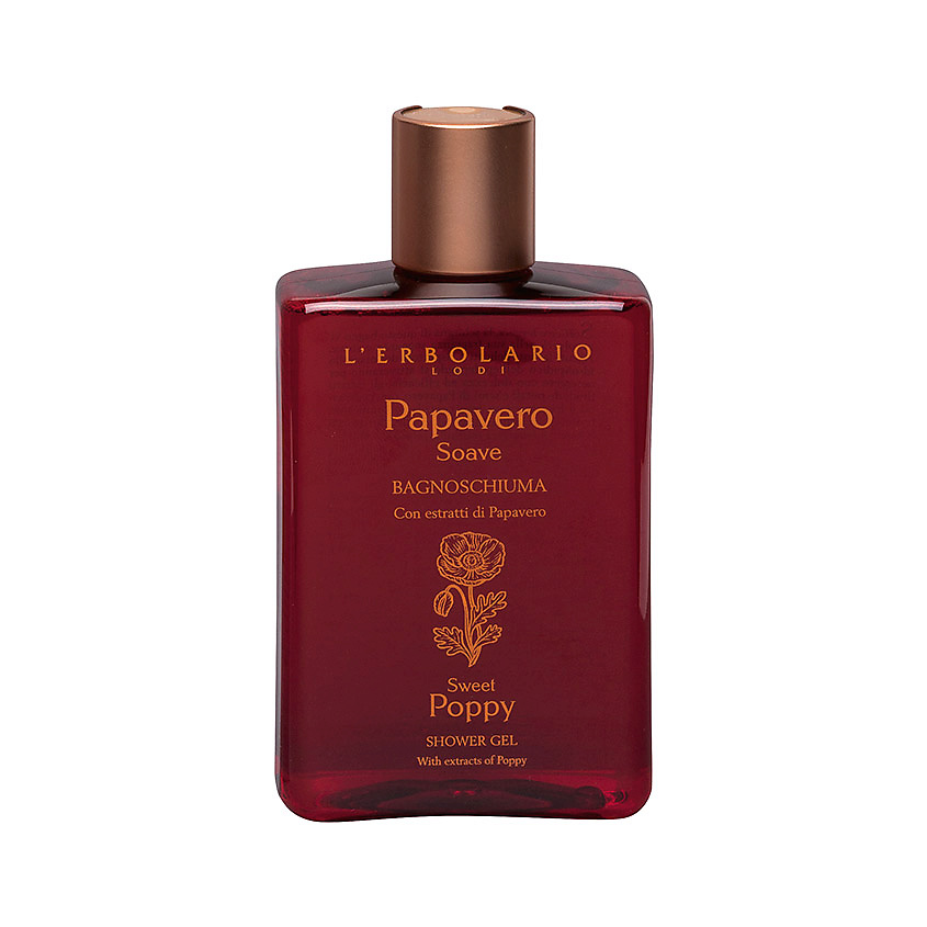 Изображение товара LERBOLARIO Гель для душа со сладким маком Sweet Poppy Shower Gel, 250 мл