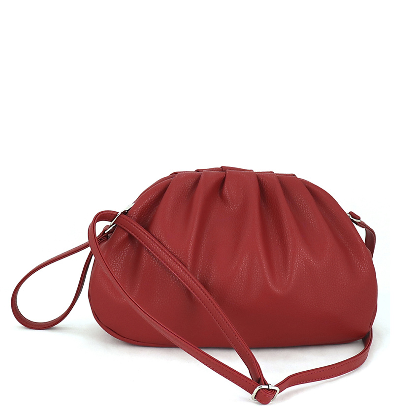 Изображение товара SOLO Сумка женская клатч пельмень на плечо 288-370, красный