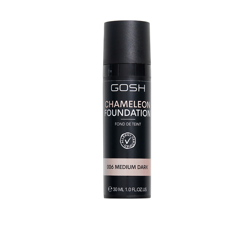 Изображение товара GOSH Тональная основа для лица Chameleon Foundation, 006 Medium Dark, 15 мл