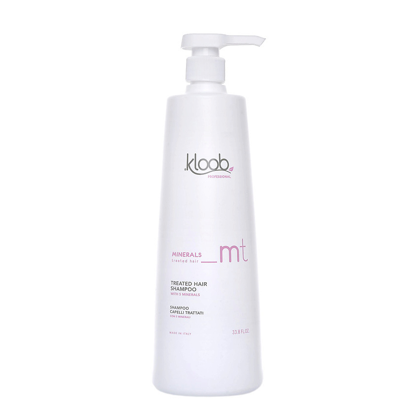 Изображение товара KLOOB Шампунь для поврежденных волос Minerals Treated Hair Shampoo, 1000 мл