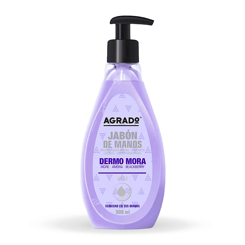 Изображение товара AGRADO Жидкое мыло для рук Ежевика, 500мл