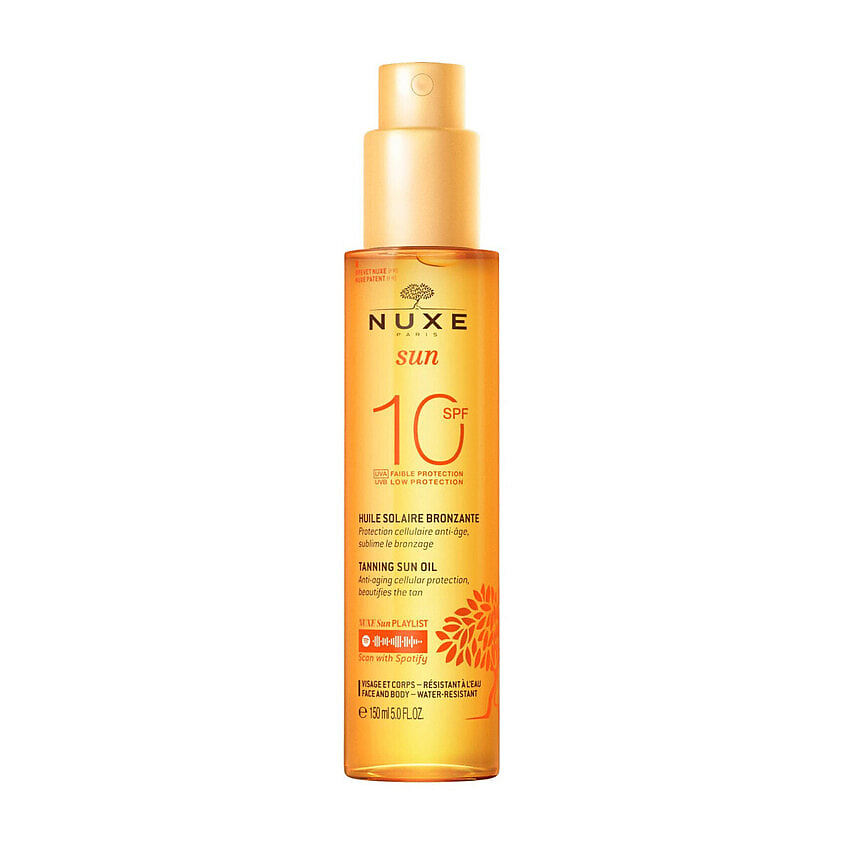 Изображение товара NUXE Масло для загара Tanning Oil Low Protection SPF 10, 150 мл