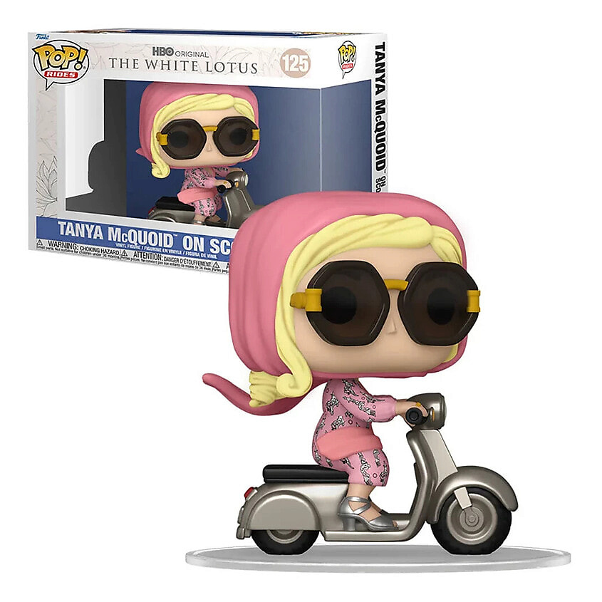 Изображение товара Фигурка FUNKO The White Lotus Rides Tanya Mcquoid On Scooter коллекционная мультиколор