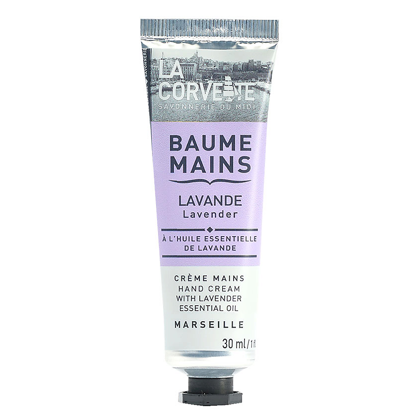 Изображение товара LA CORVETTE Крем для рук Цветок Лаванды Marseille Lavender Hand Cream, 30 мл