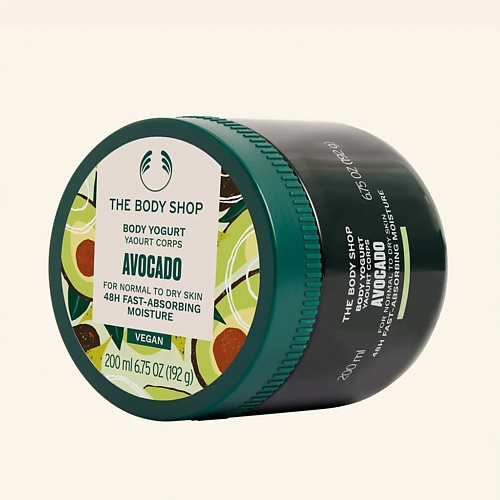 

THE BODY SHOP Увлажняющий йогурт Avocado для сухой и нормальной кожи тела 200.0, Увлажняющий йогурт Avocado для сухой и нормальной кожи тела
