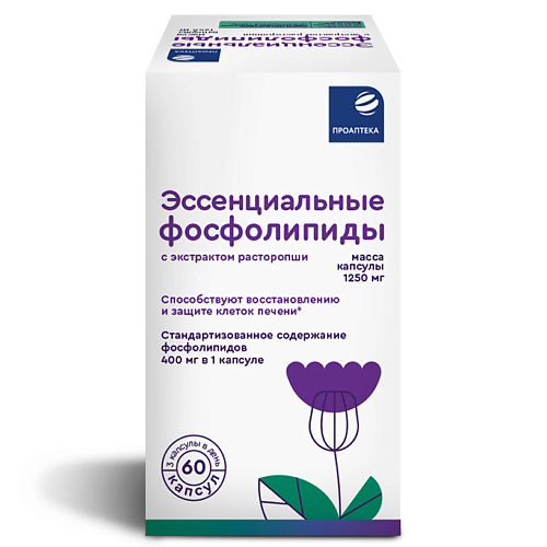 

ПРОАПТЕКА Эссенциальные фосфолипиды, Эссенциальные фосфолипиды