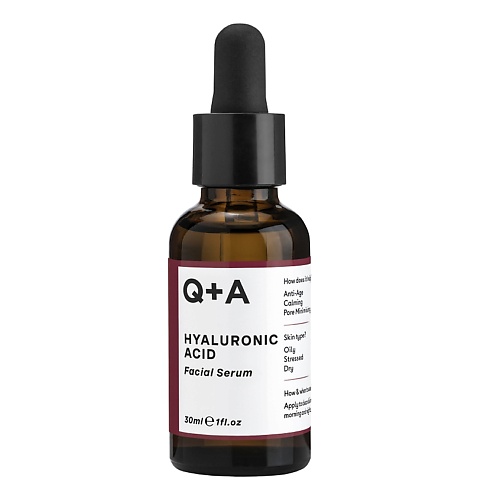 

Q+A Сыворотка для лица Hyaluronic Acid, Сыворотка для лица Hyaluronic Acid