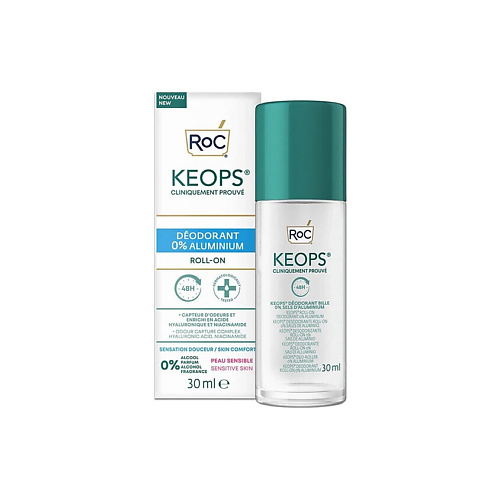 

ROC Дезодорант Keops Roll-on 0% Aluminium, Дезодорант Keops Roll-on 0% Aluminium