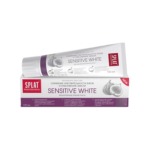 

SPLAT Зубная паста "Сенситив Отбеливание" Professional Sensitive White, Зубная паста "Сенситив Отбеливание" Professional Sensitive White